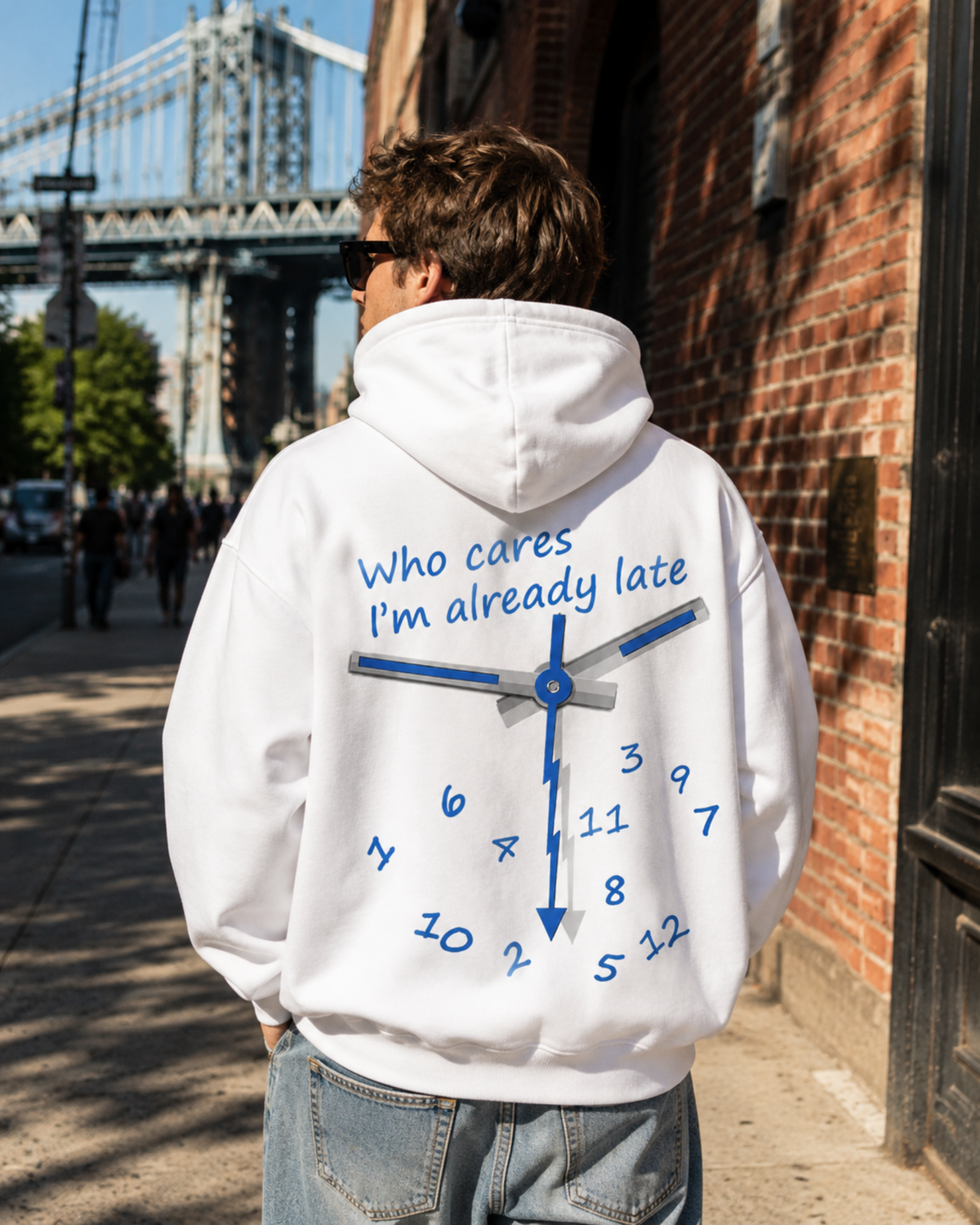 Who Cares I'm Already Late Hoodie