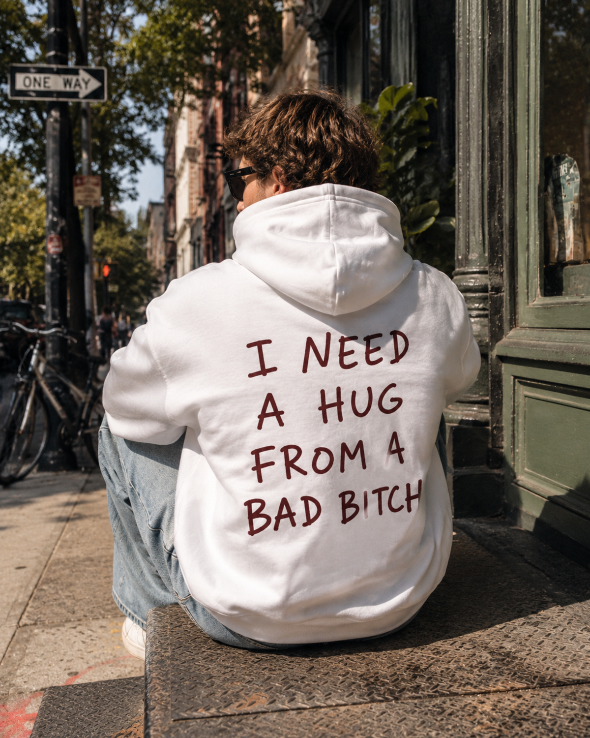 I Need A Hug From A Bad B Hoodie