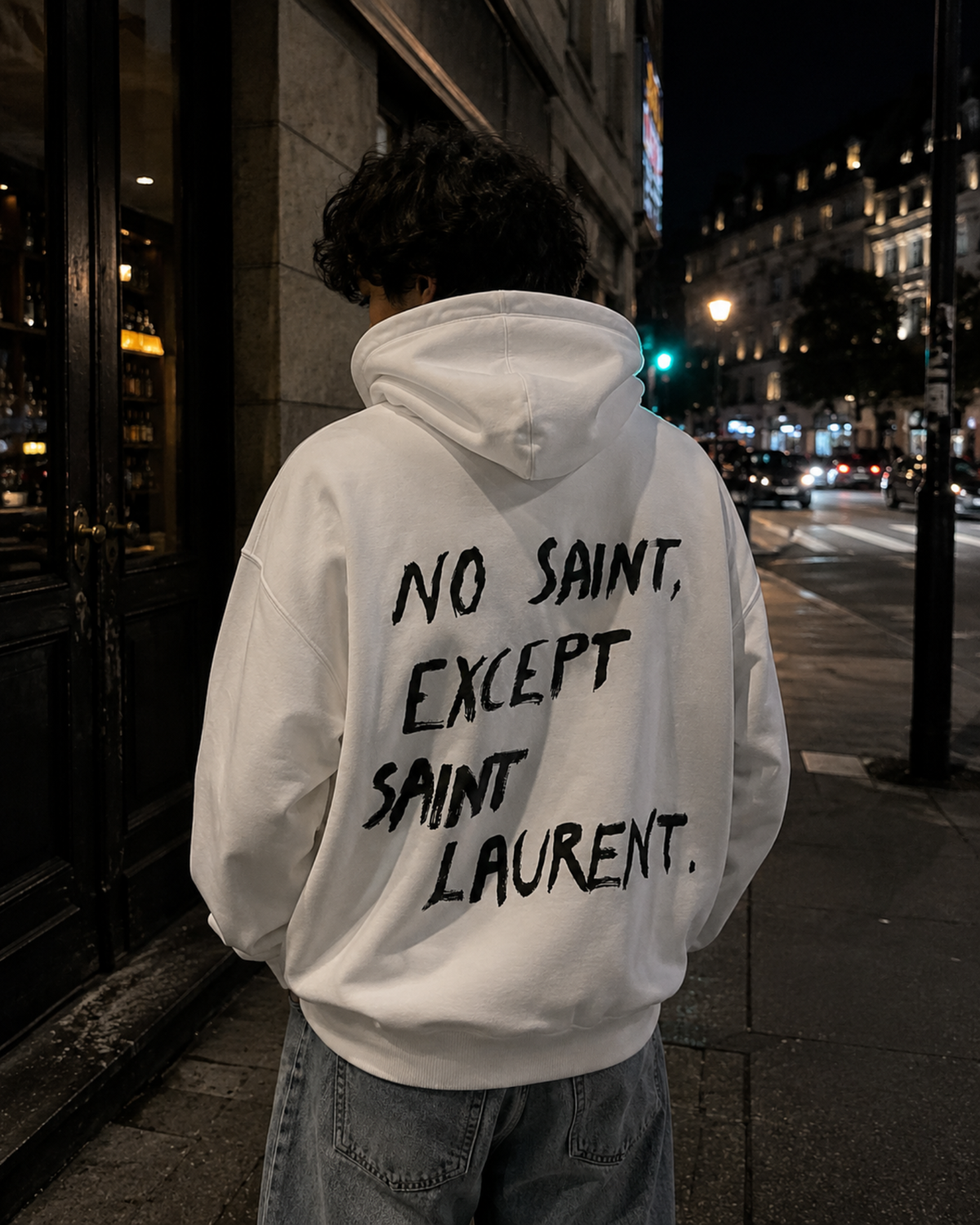 No Saint, Except Saint Laurent Hoodie