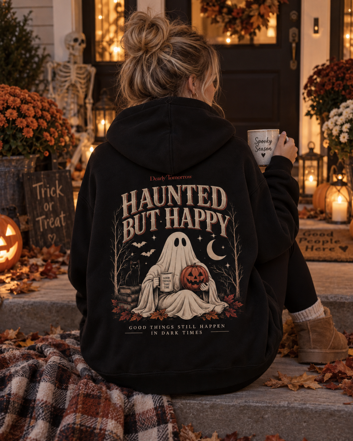 Haunted But Happy Hoodie