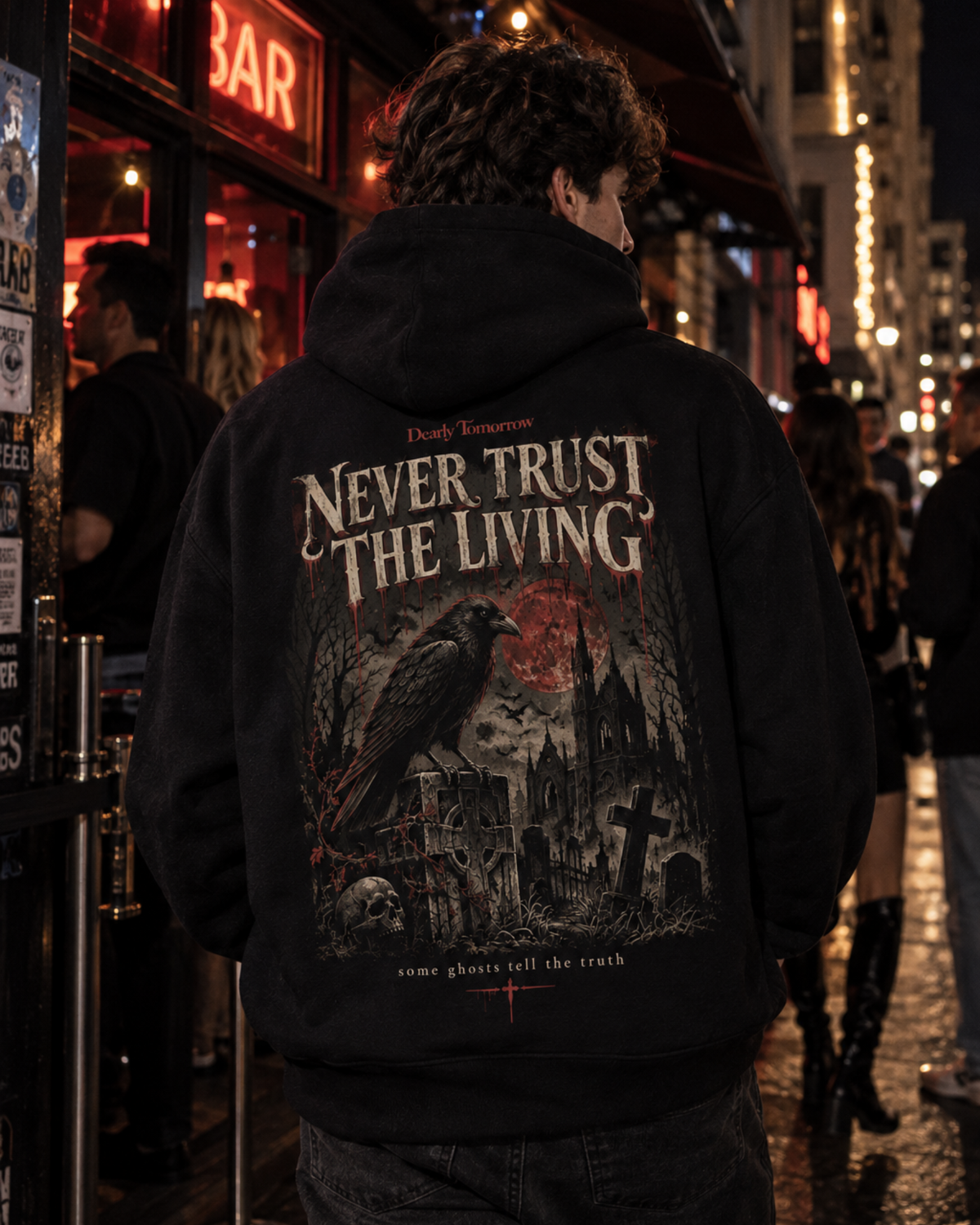Never Trust The Living Hoodie