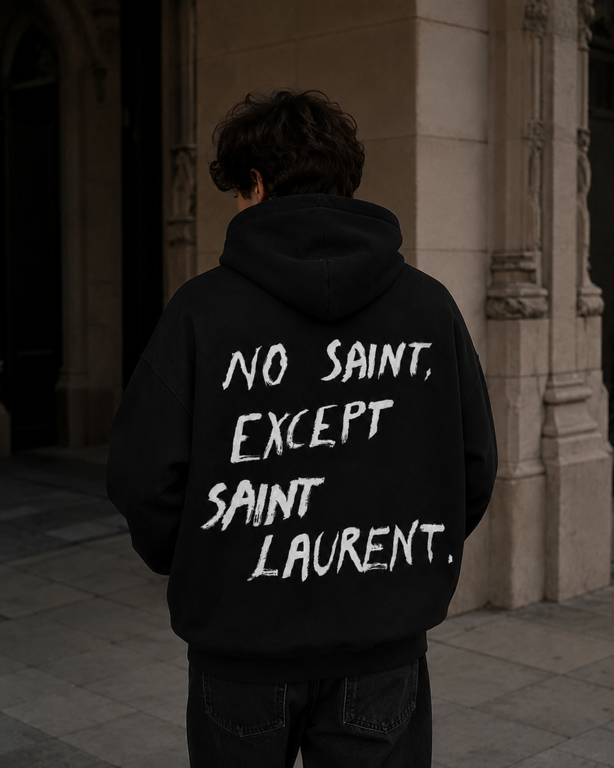 No Saint, Except Saint Laurent Hoodie