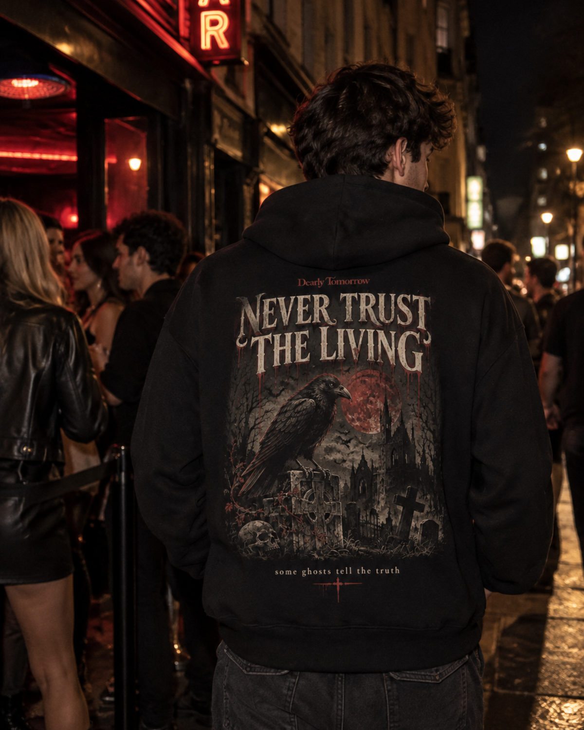 Never Trust The Living Hoodie