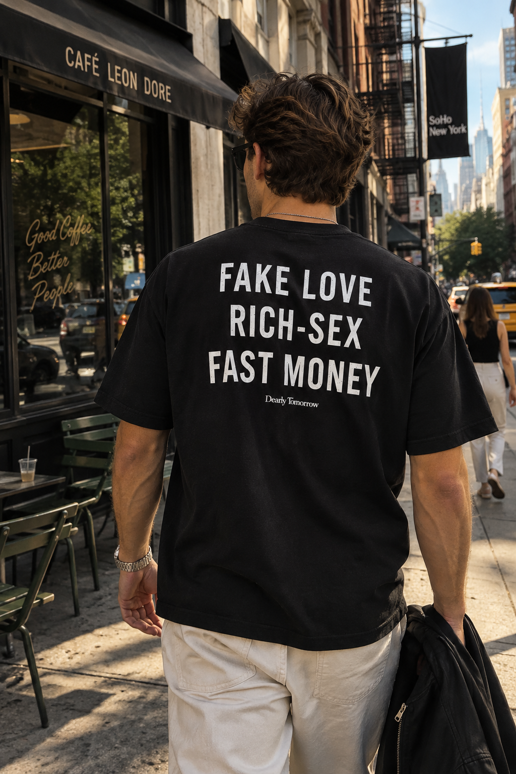 Fake Love Fast Money Tee