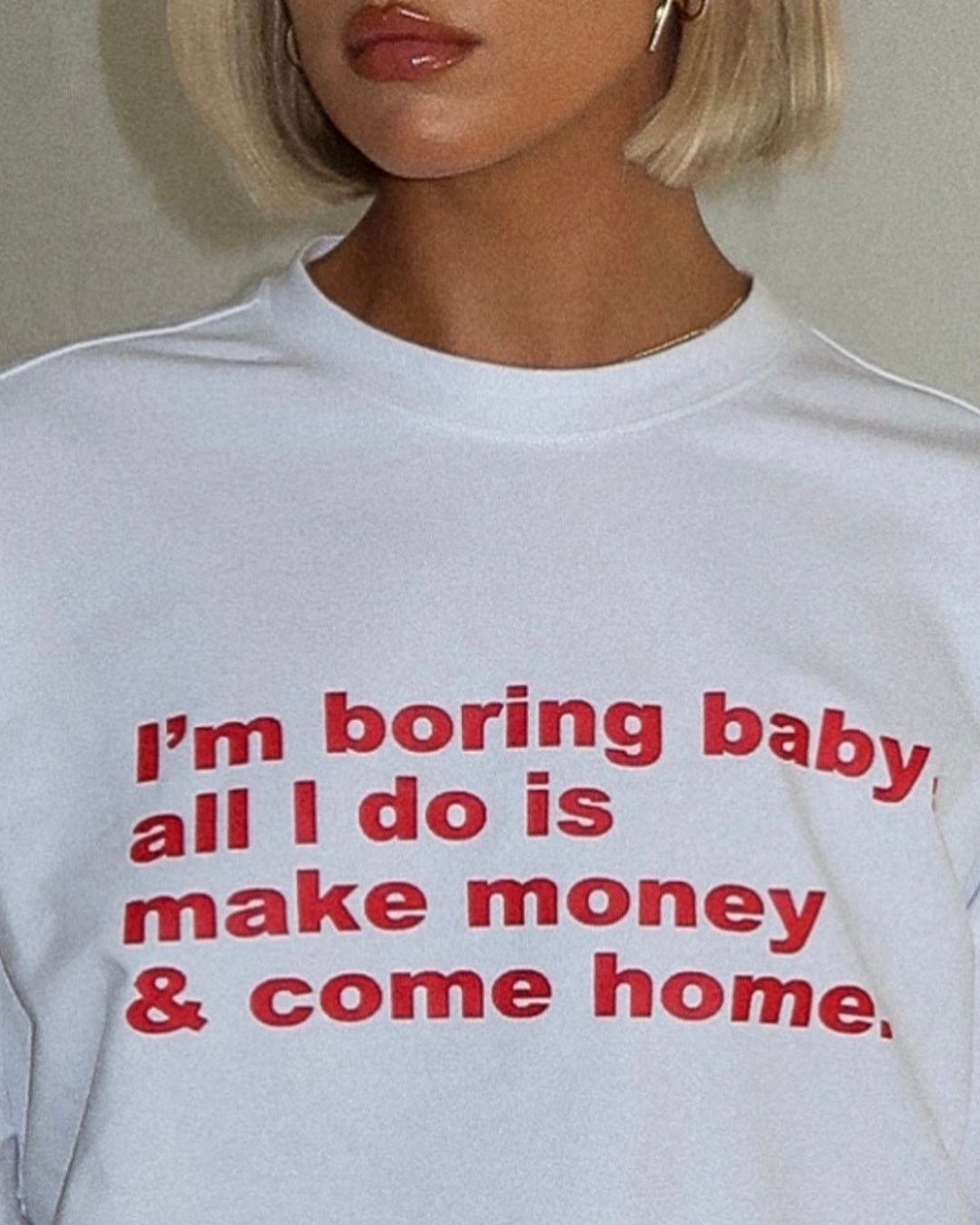 I'm Boring Baby Tee
